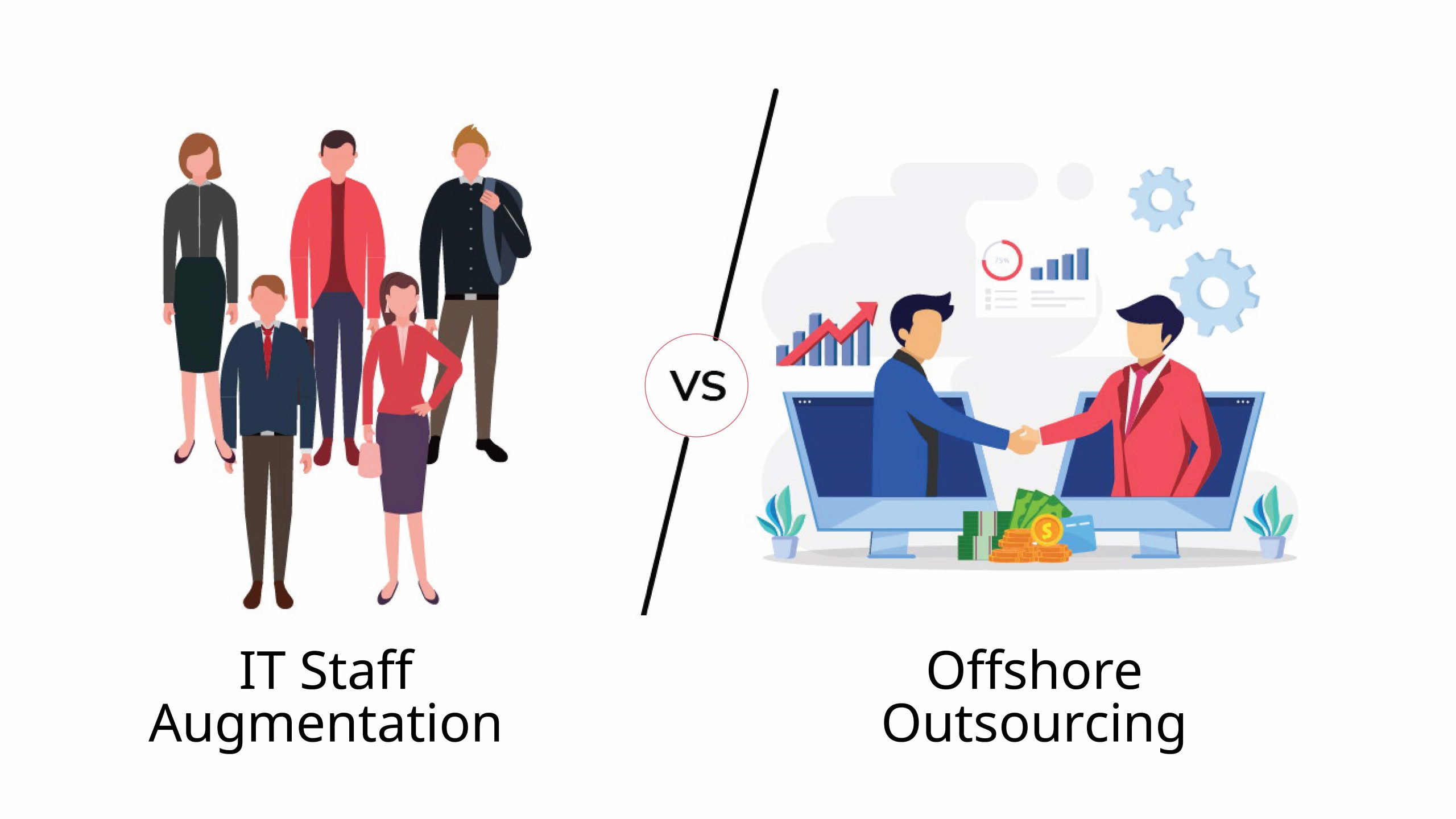 IT staff augmentation and Offshore outsourcing